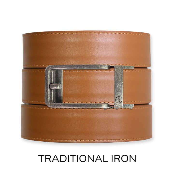 Tough Apparel - Wholesale Belt - Men's - British Tan Top Grain Leather Ratchet Belt & Buckle Set22
