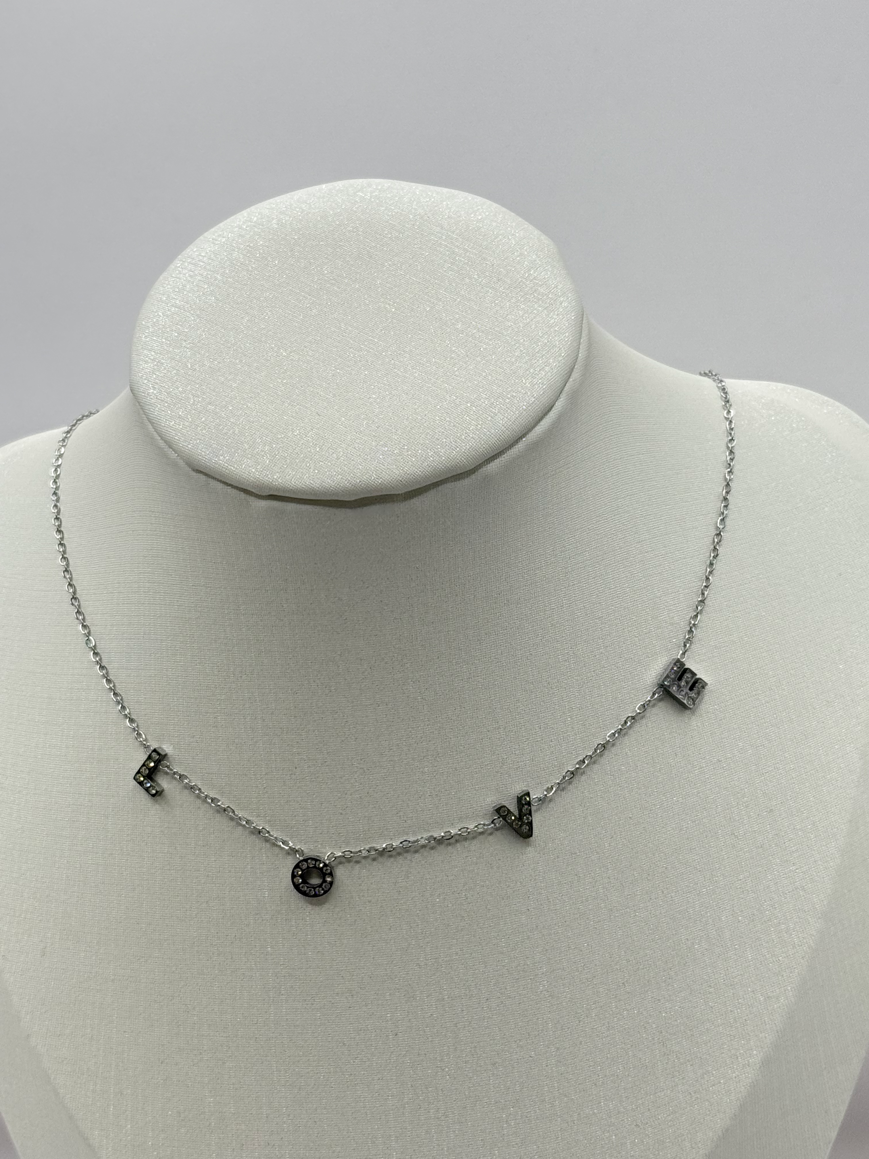 YOLA - Wholesale Link & Chain Necklace - Love Edelstahl Kette0