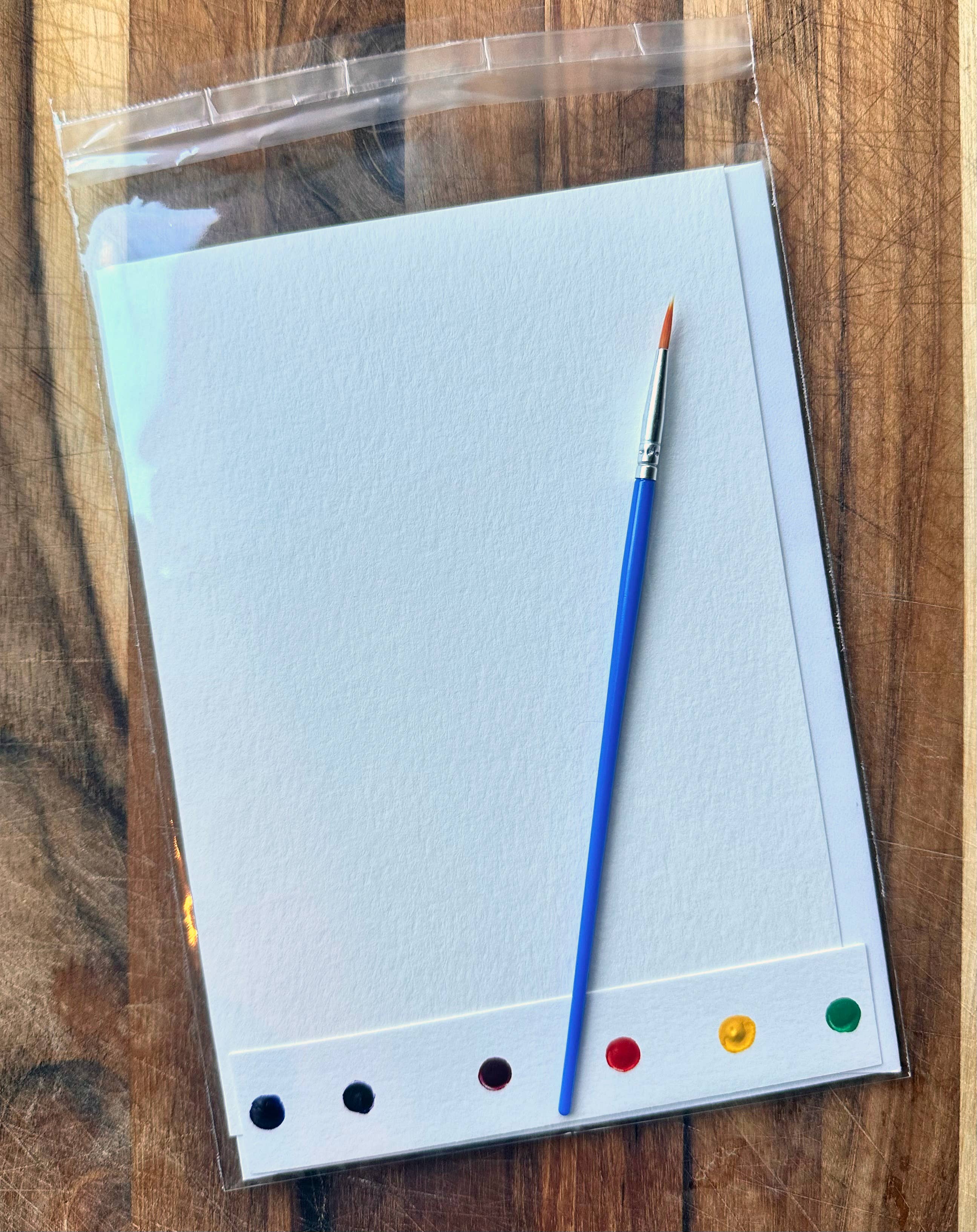 Ashes & Arbor - Wholesale DIY Craft Kit - Blank 5x7 Watercolor Art Card Kit1