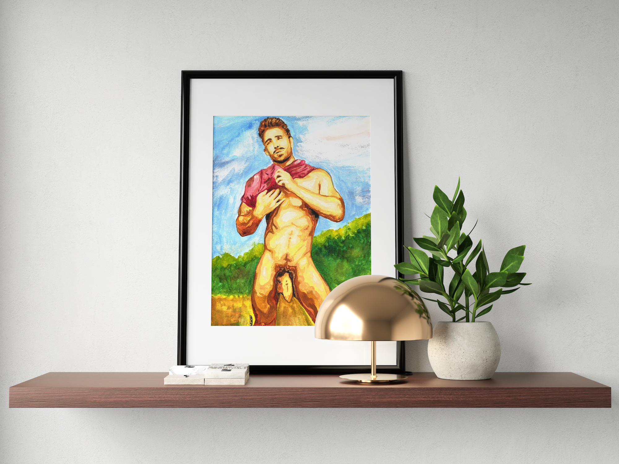 ZAK POP ART - Vente Affiche d'art - Impression artistique (In Fire Island) disponible en 2 tailles4