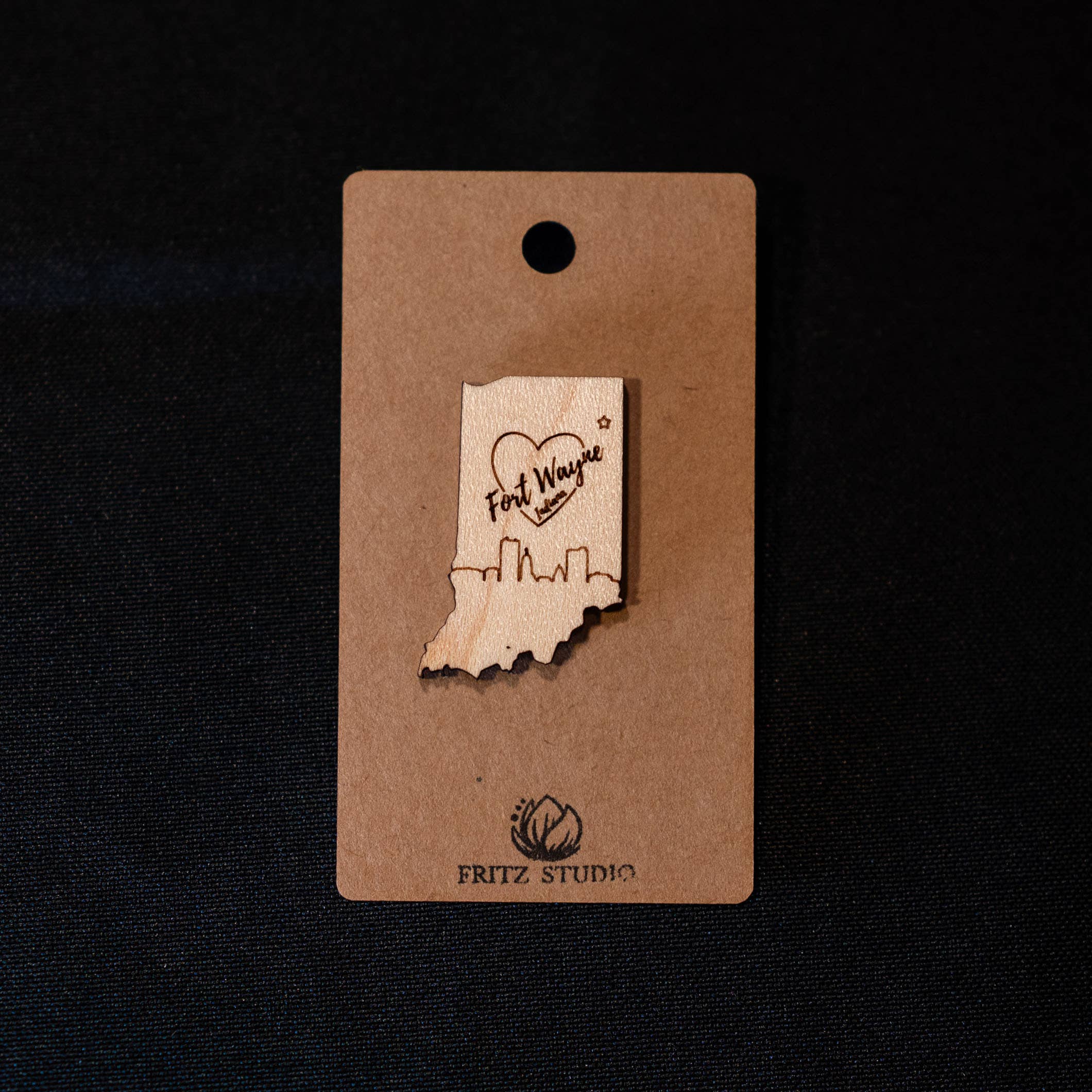 Fritz Studio - Wholesale Lapel Pin/Button - Indiana Pins1
