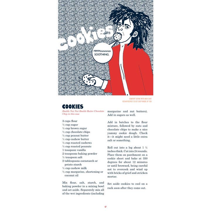 Microcosm Publishing & Distribution - Wholesale Cookbooks & Food - Comfort Eating With Nick Cave: Vegan Recipes4