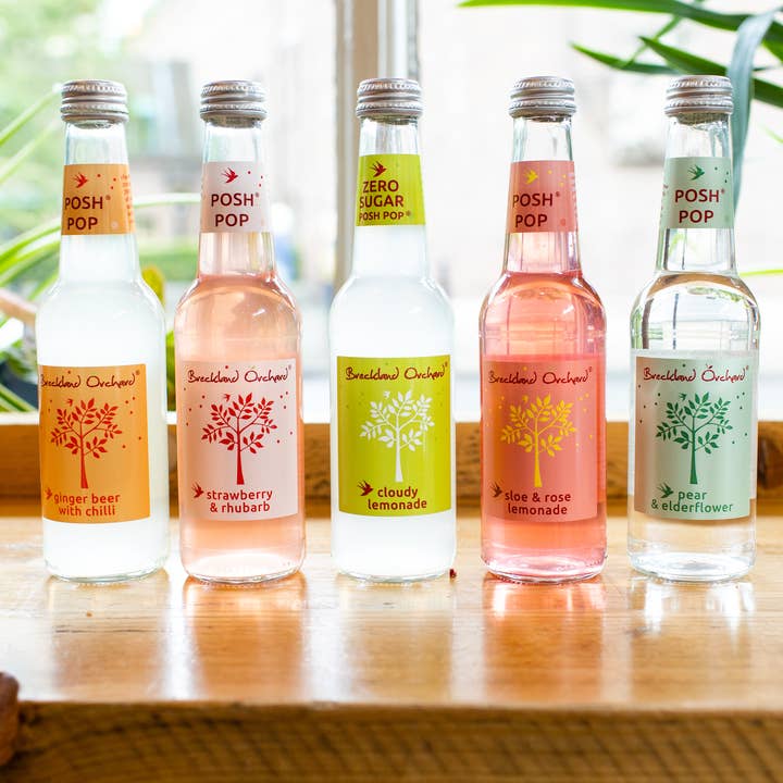 Breckland Orchard – wholesale Flavoured/infused water (non-carbonated) – ZERO Sugar Cloudy Lemonade Posh Pop 12 x 275ml