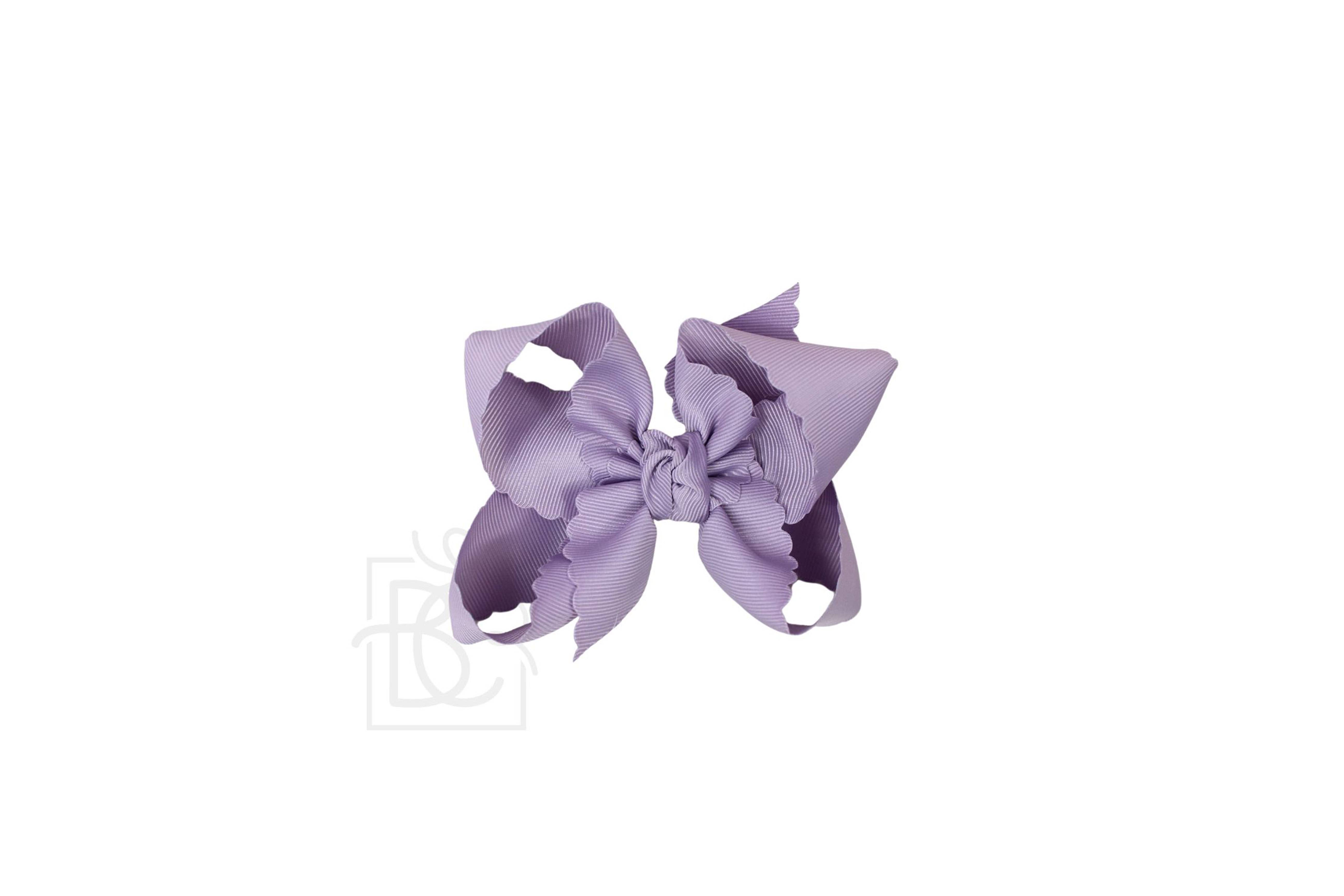 Beyond Creations, LLC – wholesale Hair bow – Kids – SCALLOPED EDGE BOW76