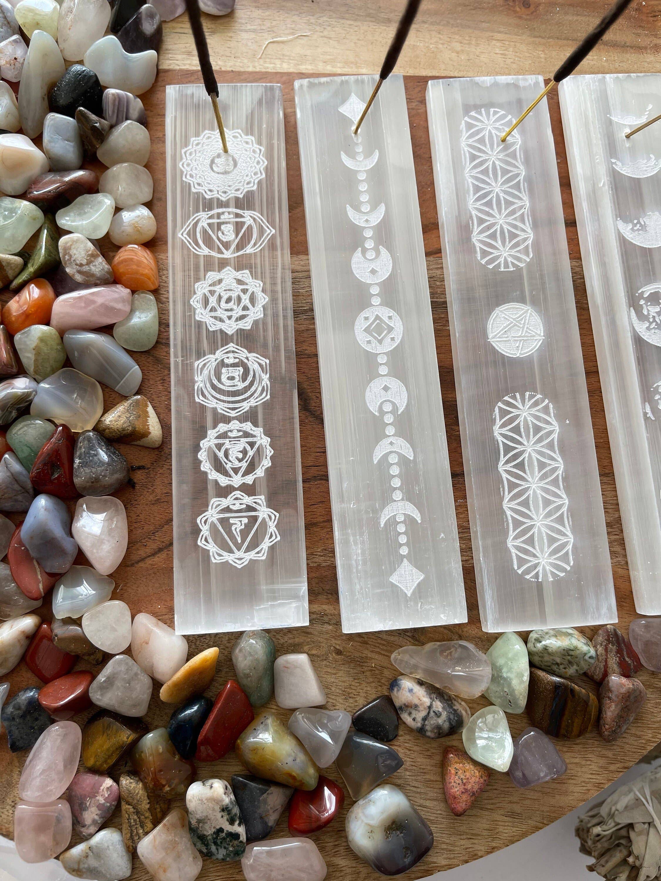 CaNatureLover - Wholesale Crystal Charging Plate - Polished Selenite 8-inch Crystal Plate Charging Station7