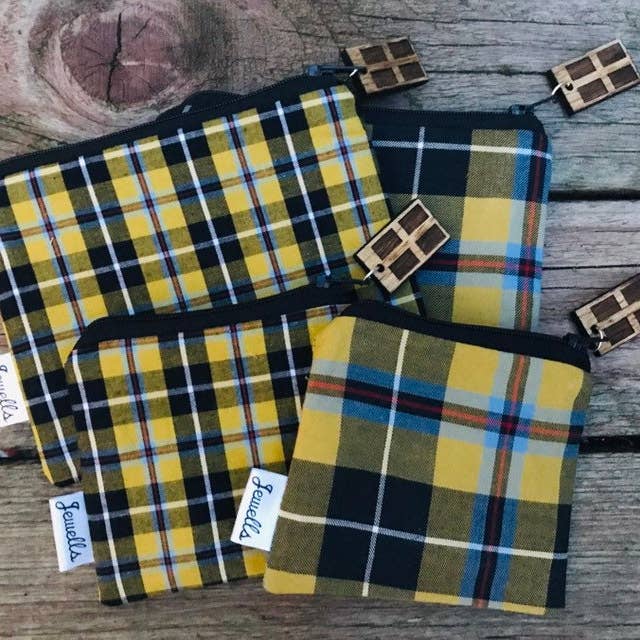 Jewells - Wholesale Coin Purse - Women's - Large Coin Purse Pouch Cornish Tartan - small or large check