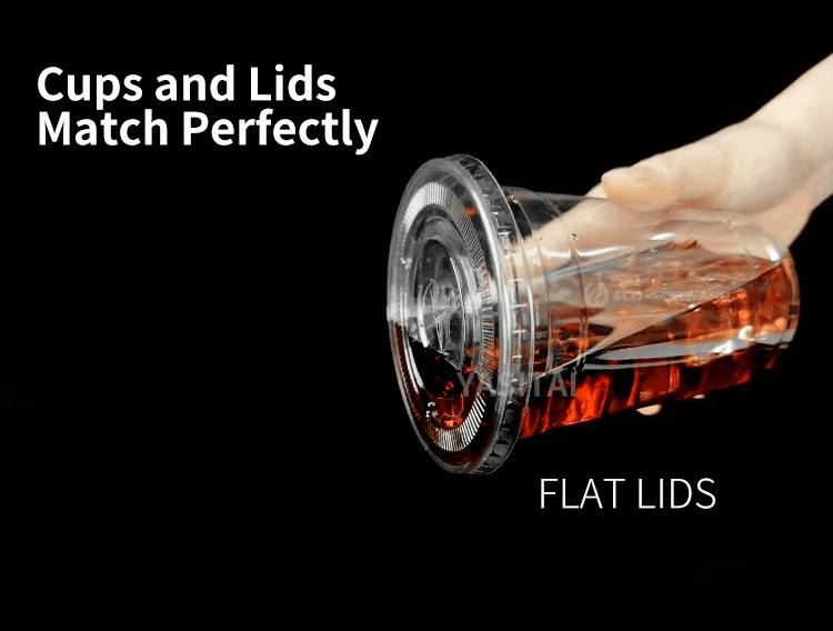 Clene Pack – Copo descartável por atacado – Copos plásticos transparentes Clene Pack em PET 10 oz a 20 oz, 100% recicláveis2