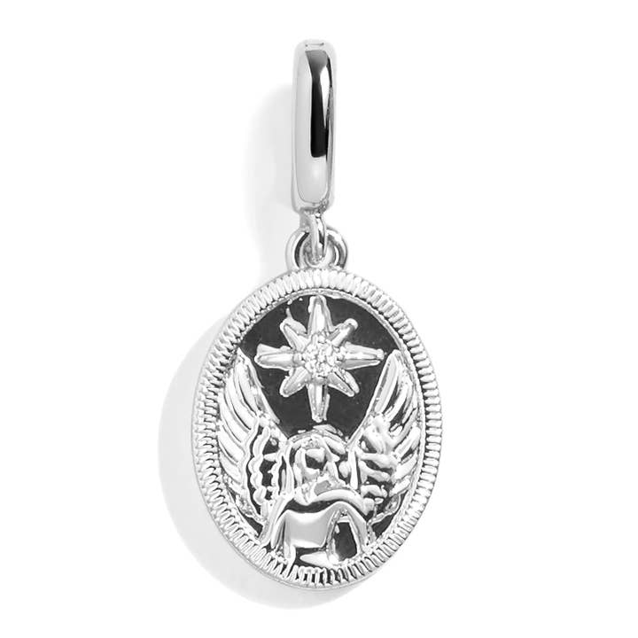 Angel Medallion Charm for wholesale by Wear Felicity