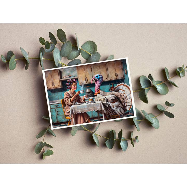 Salty Alyce – Großhandel Thanksgiving-Karten –   Gobble and Gossip Blankokarte 63RD 2