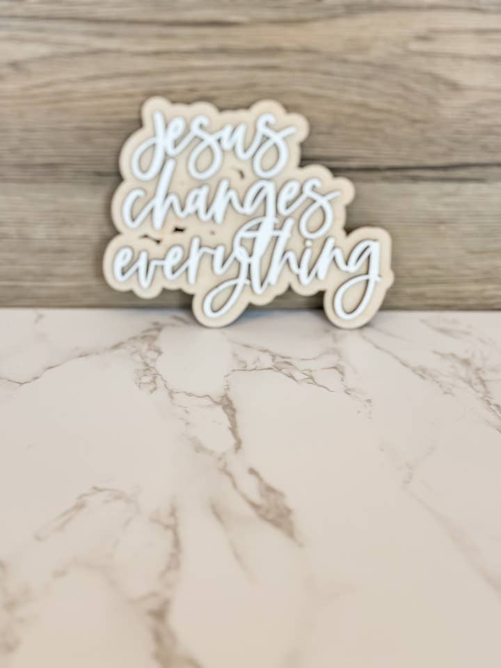 Inspirational and Religious Wooden Magnets for wholesale by The Inspiration Haven