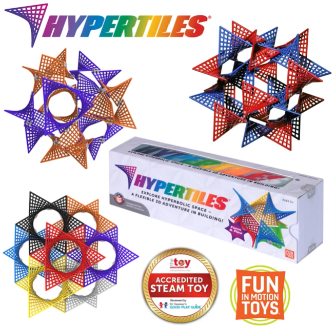 Fun In Motion Toys - Wholesale Building Set - Kids - HyperTiles - Hyperbolic Construction Toy - STEM Educational1