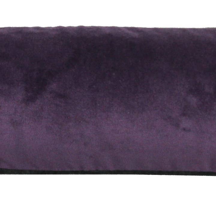 Mcalister textiles – Großhandel Türstopper – Zugluftstopper aus Samt, mattes Aubergine, Violett