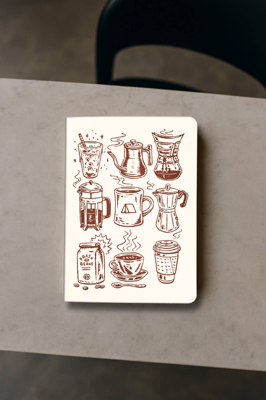 Moore Collection - Wholesale Notebook - Mini Coffee Shop Notebook1