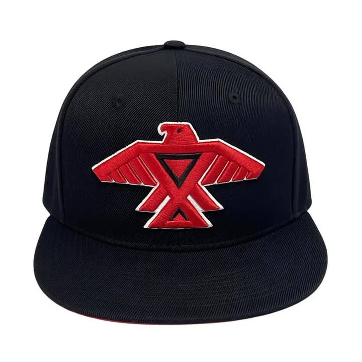 Thunderbird 3D Puff Embroidered Snapback Hat for wholesale by Nish Gear