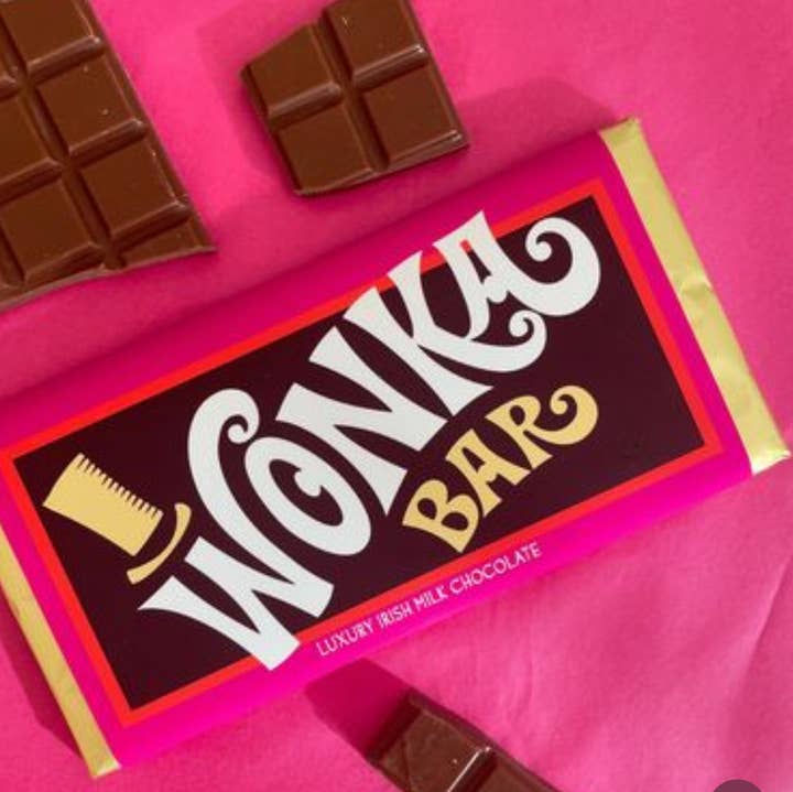 Design Inspired by the WONKA Bar for wholesale by Sweet Living Kilkenny