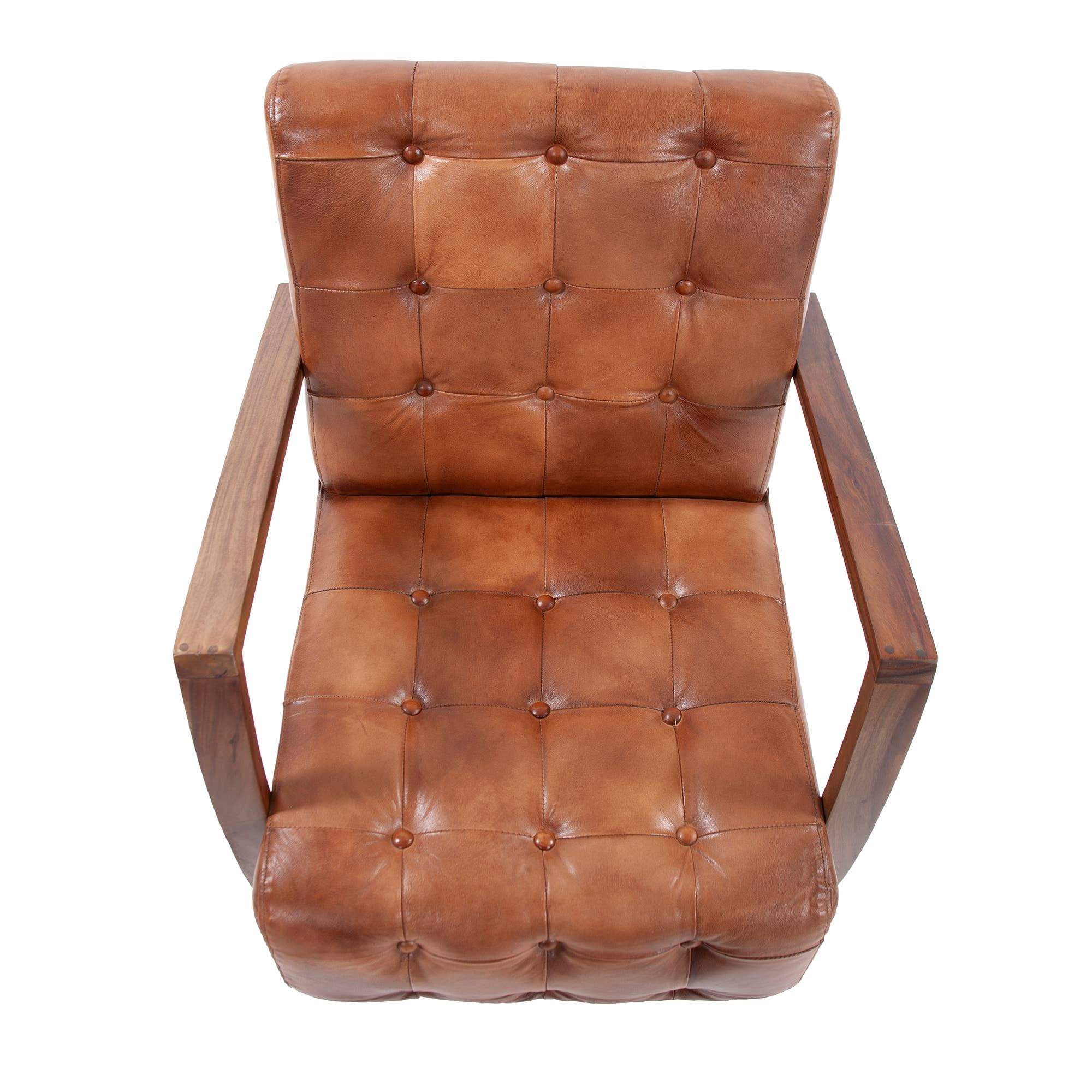 Howard Elliott on Faire - Wholesale Chair - Davenport Tufted Leather Chair5