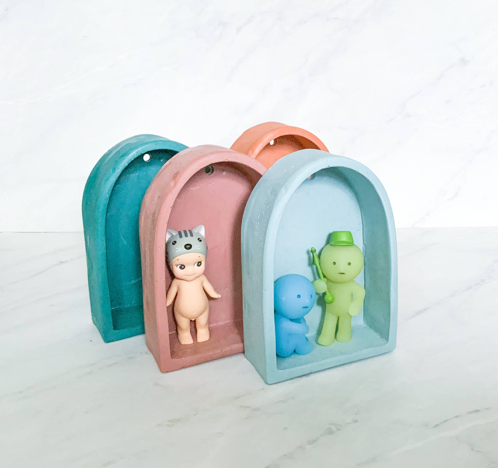 Left Corner Goods - Wholesale Wall Mounted Shelf - Curio Arch Shelf for Trinkets, Wall Altar Shrine2