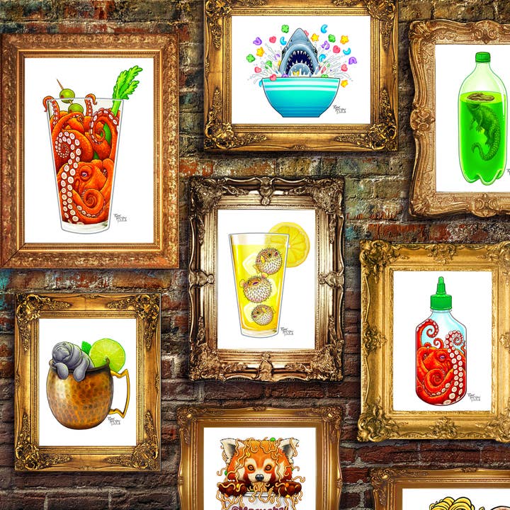 Signed Art Prints (You Select) for wholesale by Ryan McCulloch Art