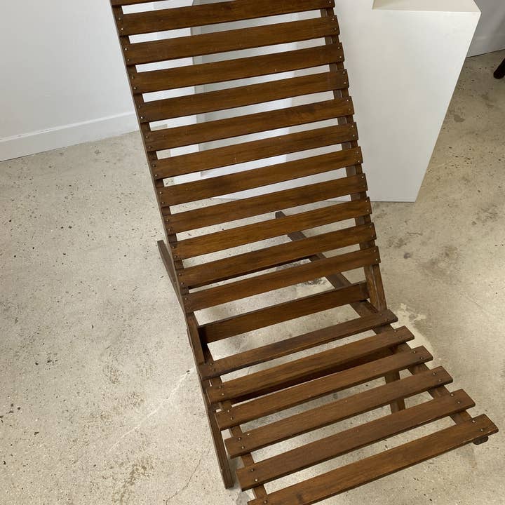 Office Objets - Wholesale Chair - Teak slatted folding lounge chair4