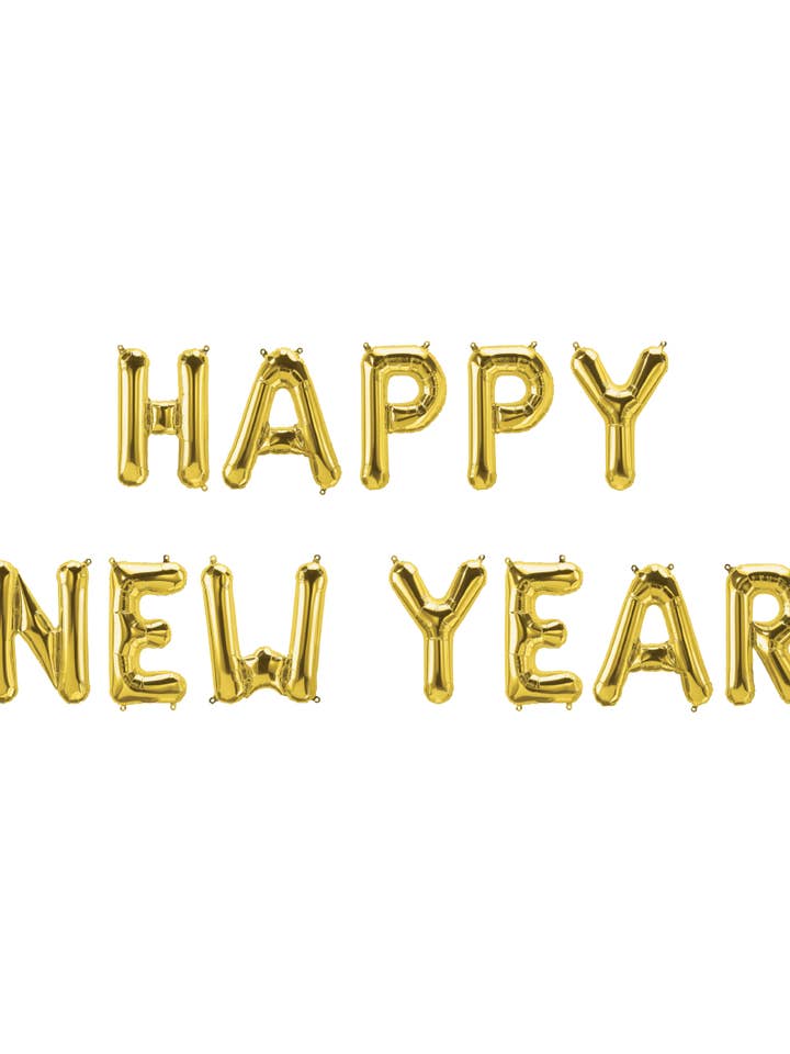 Foil balloon kit - Happy new year for wholesale by PD Party