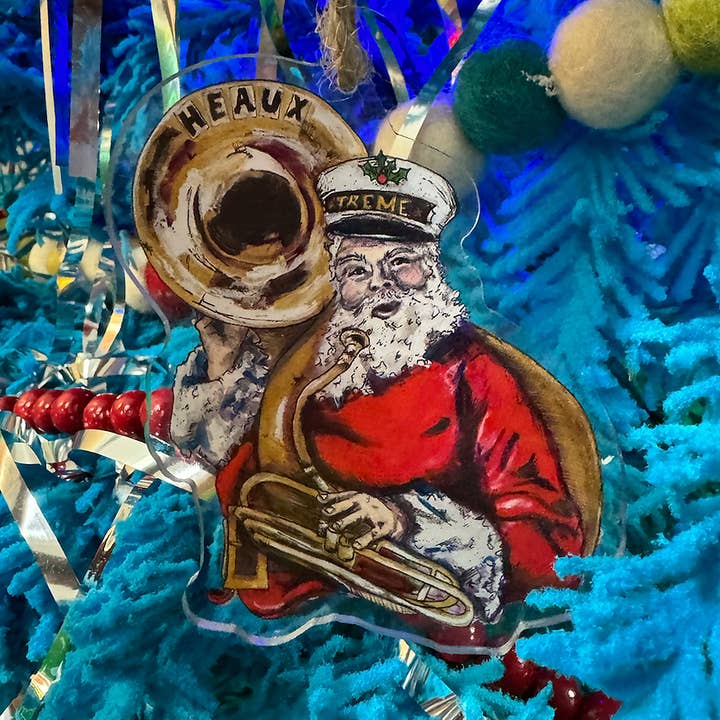 504 Funk - Wholesale Ornament - Treme Santa Acrylic Ornament0