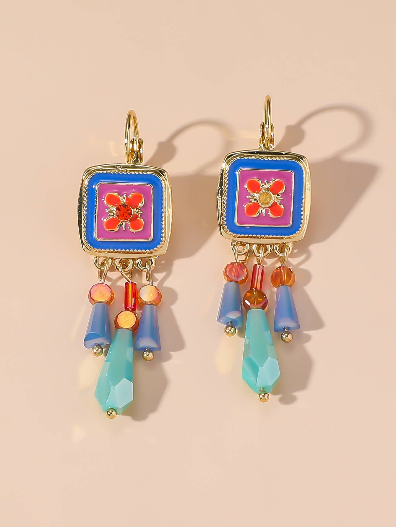 Blossom bijoux - Wholesale Dangle Earrings - Sleeper earrings 24PEBOL0434