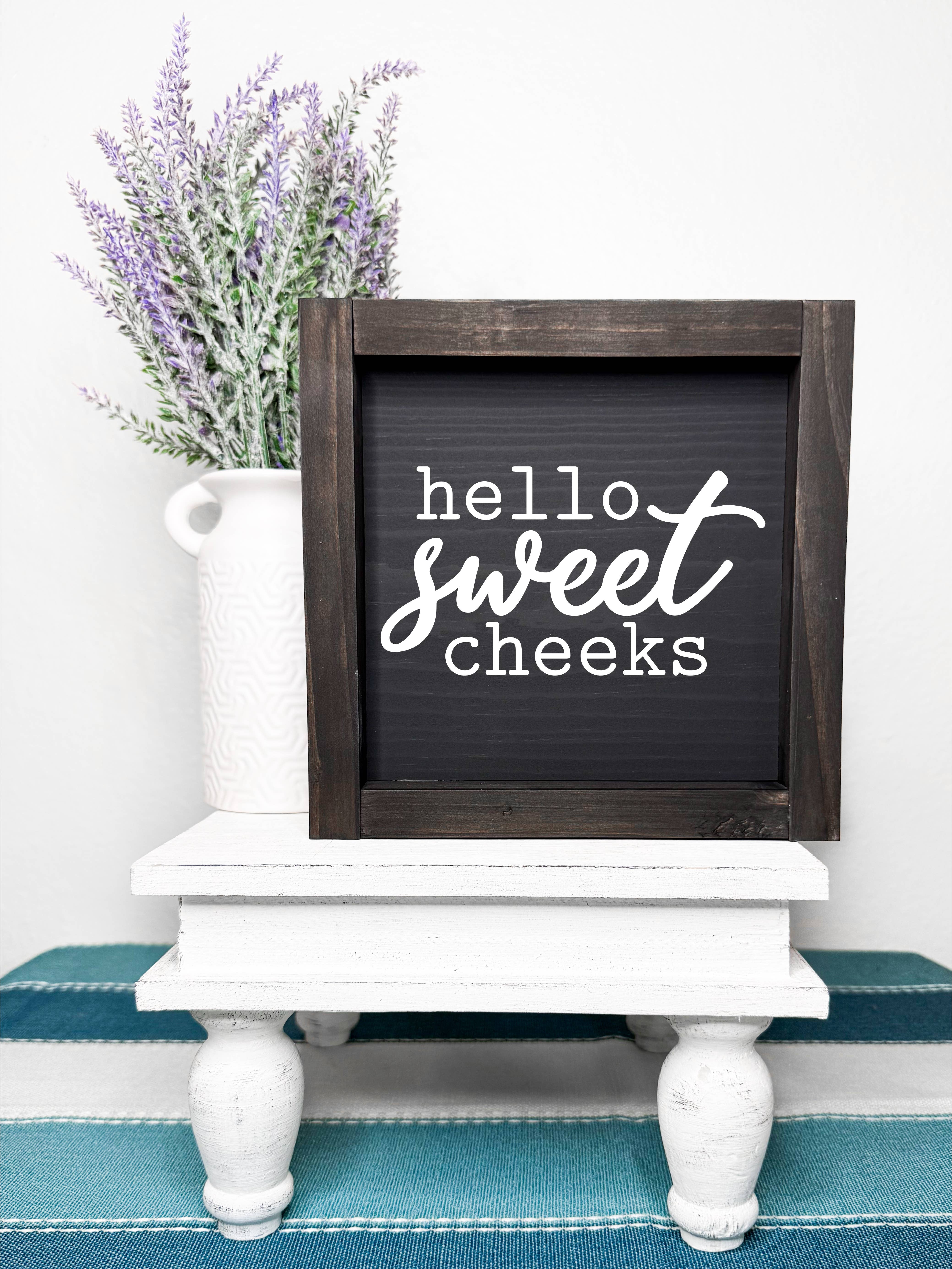 Ruaille Buaille Co – Großhandel Badezimmerschild – Neutrale Badezimmerdekoration | Holzgerahmtes rustikales Badezimmer-Schild9