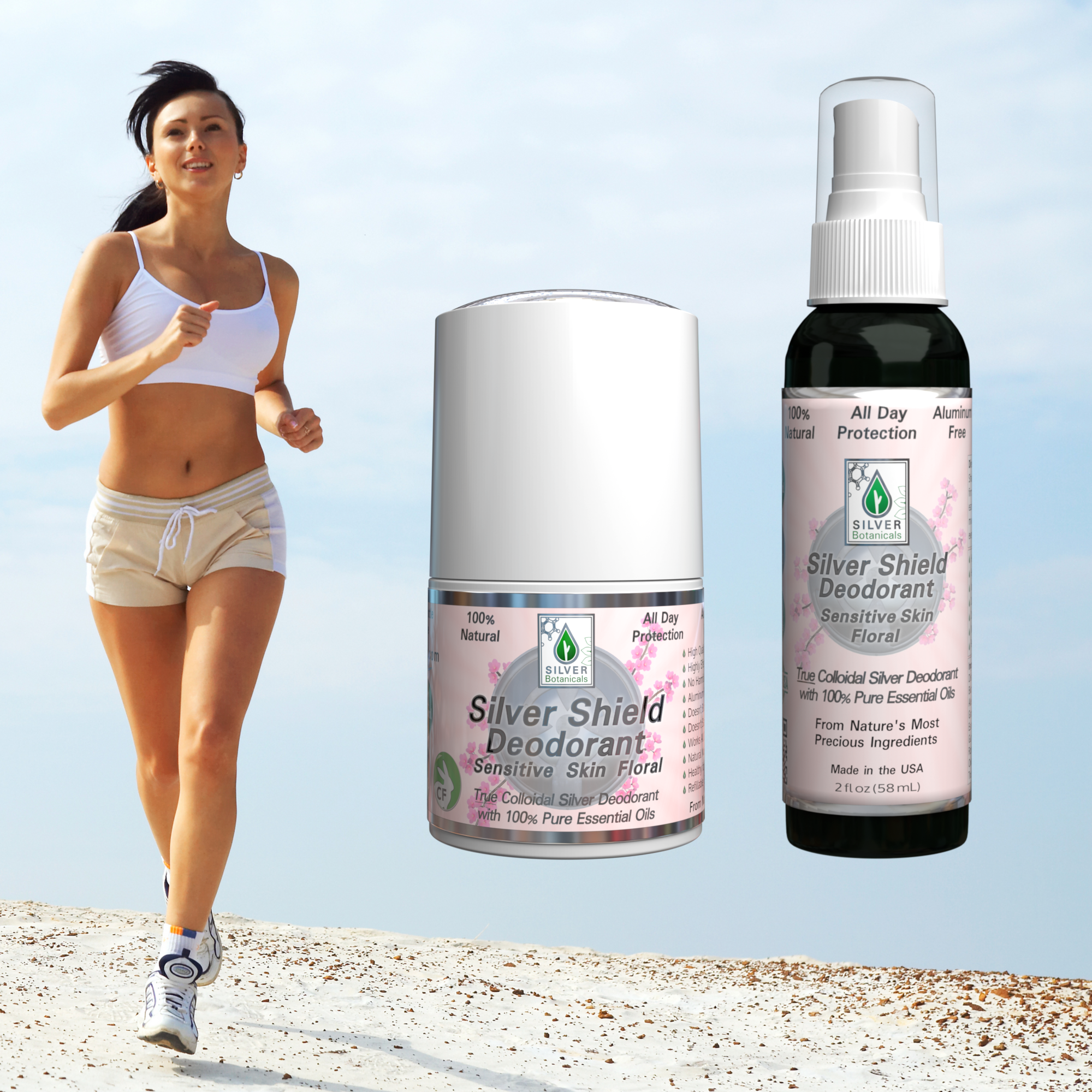 Silver Botanicals - Vendita all'ingrosso Deodorante - Unisex - Silver Shield Deodorante - Roll-on, 2 oz6