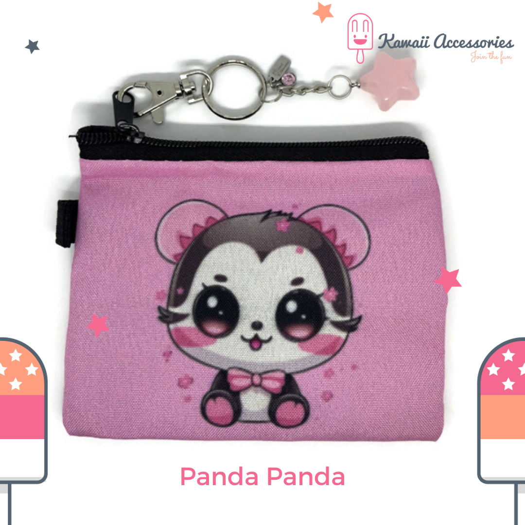 Kawaii Accessories by Kuroji - Wholesale Coin Purse - Women's - Charming Panda - Kawaii wallet1