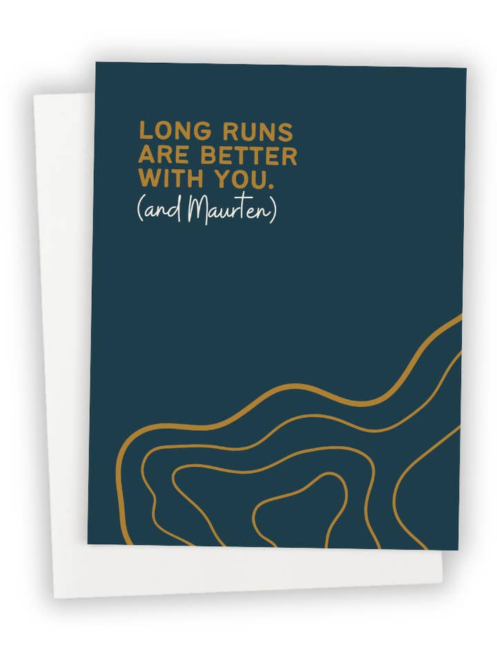 Long Runs & Maurten for wholesale by Send It Greeting Cards