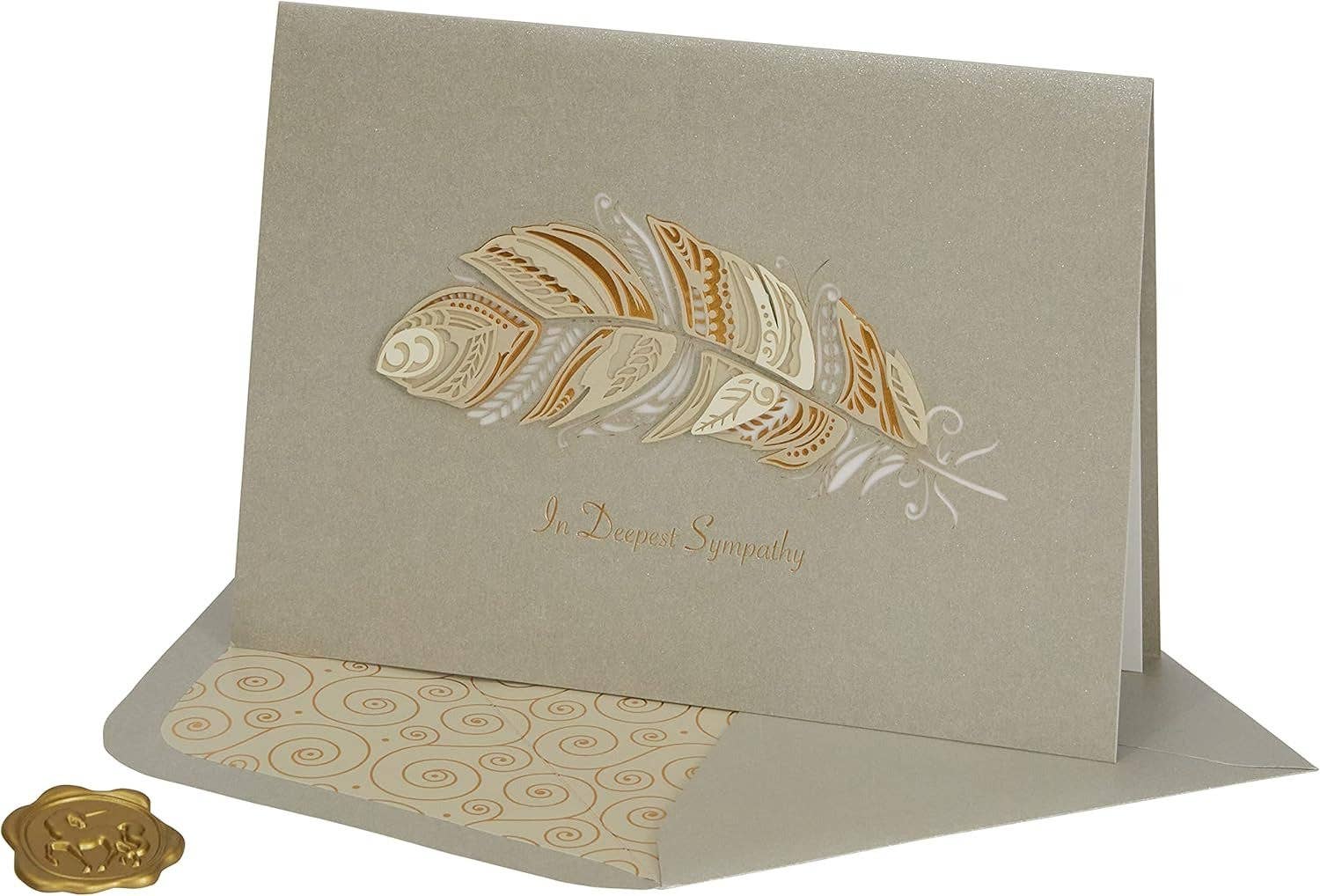 NIQUEA.D – postal de simpatia por atacado – Cartão de Simpatia com Penas4