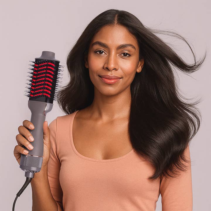 Glister - Wholesale Hair Brush/Comb - Hauteness 4inOne Blowout Brush with Infrared Technology12