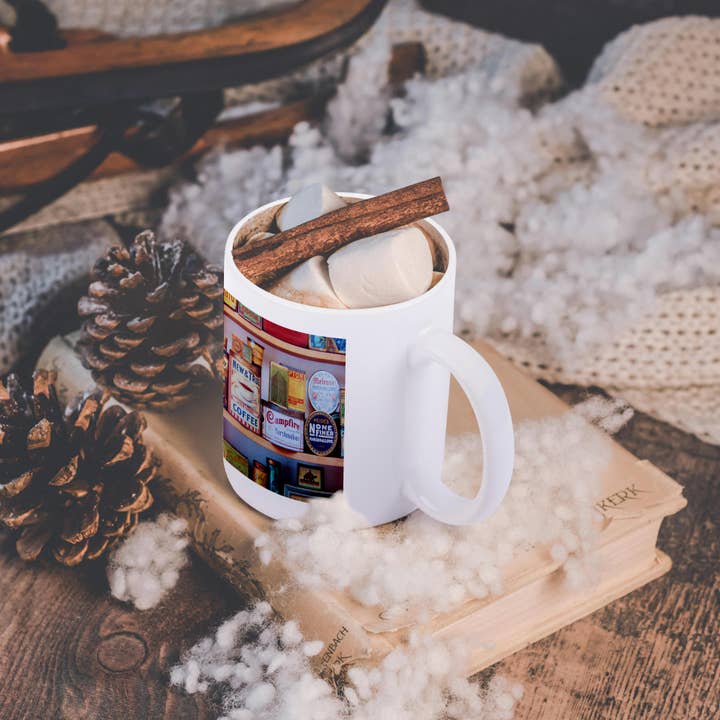 3dRose – wholesale Coffee mug – 3dRose, Old Tins II, Mug11