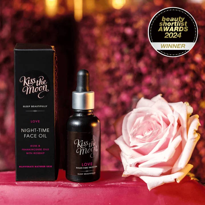 Kiss the Moon LOVE NIGHT-TIME FACE OIL for wholesale by Happy Post Gifts
