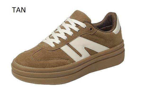 Andrea Bijoux - Wholesale Athletic Sneakers - Women's - ROUND TOE SNEAKER  RUBBER PLATFORM 4