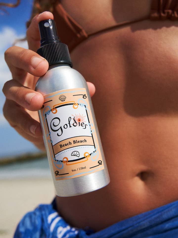 Beach Bleach | Lemon & Chamomile | Hair Lightening Spray | for wholesale by Goldie's Natural Beauty