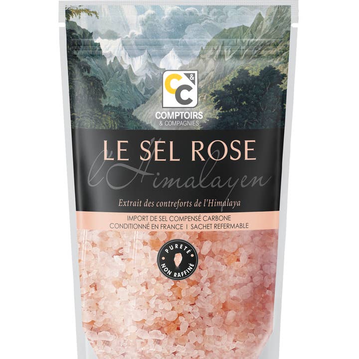 LABORATOIRES SUPER DIET - Wholesale Salt - PINK HIMALAYAN SALT CRYSTALS - 1KG BAG