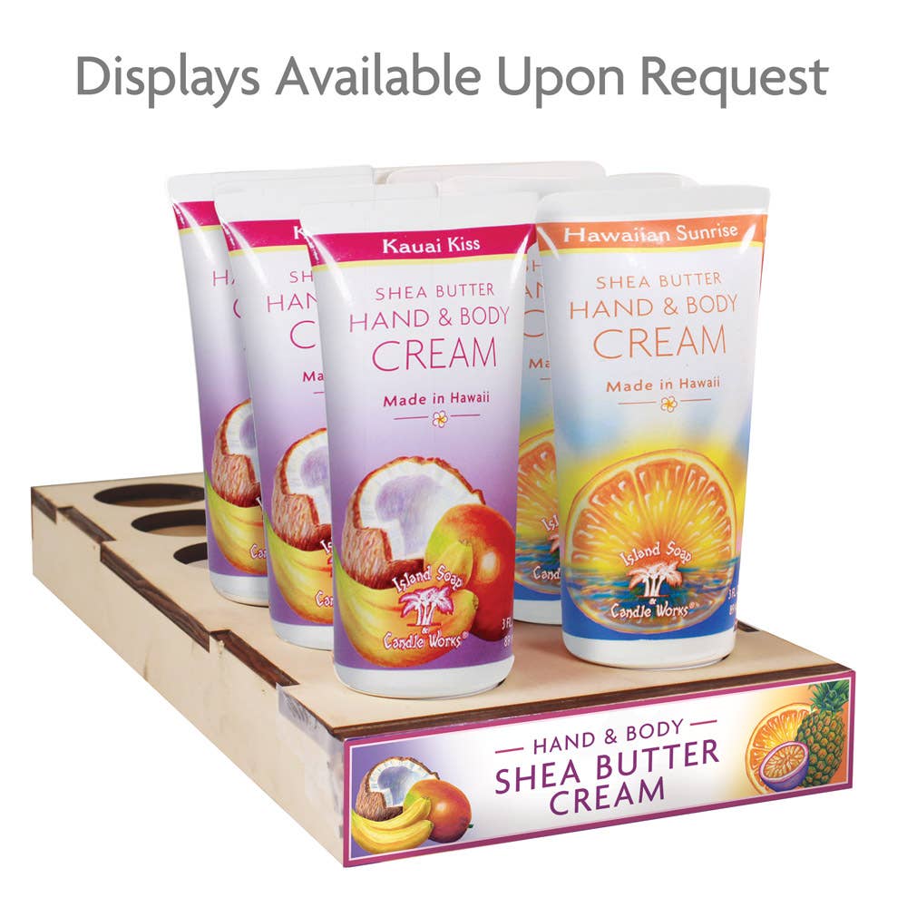 Island Soap & Candle Works - Wholesale Body Cream/Lotion - 3 oz. Hawaiian Sunrise Shea Butter Body Cream2