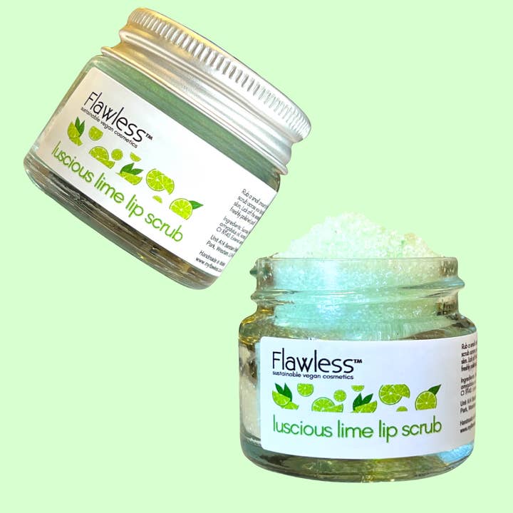 Luscious Lime Sugar Lip Scrub 15ml for wholesale by Flawless