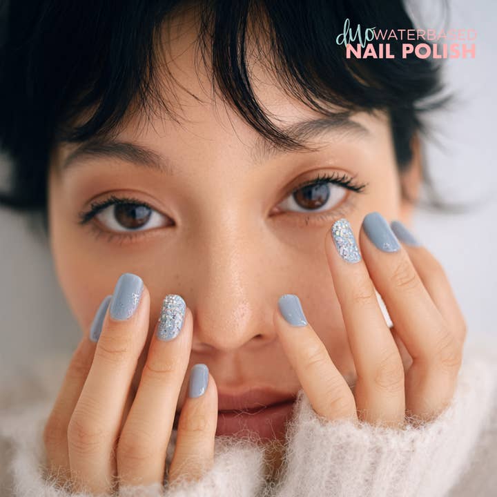 WD0031 DUO Vattenbaserat Nagellack 5ml x 2 för wholesale av bloop make up made easy