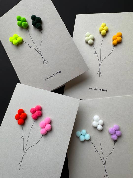 Karte Blanche - Wholesale Birthday Card - Hip Hip Hooray2