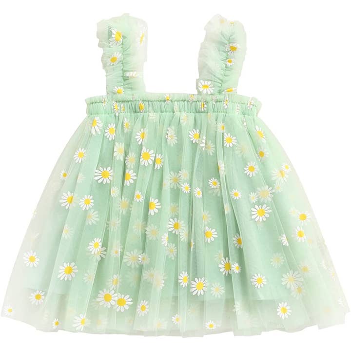 Fennco Styles - Wholesale Dress - Kids - Embroidery Mesh Tulle Girl Dress