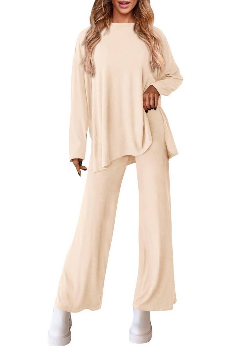 NINEXIS - Wholesale Top & Pant Set (NOT Loungewear) - Women's - CWSTB00483_2025 KNIT LOUNGE SET WOMEN 2 PIECE CASUAL OUTFITS7