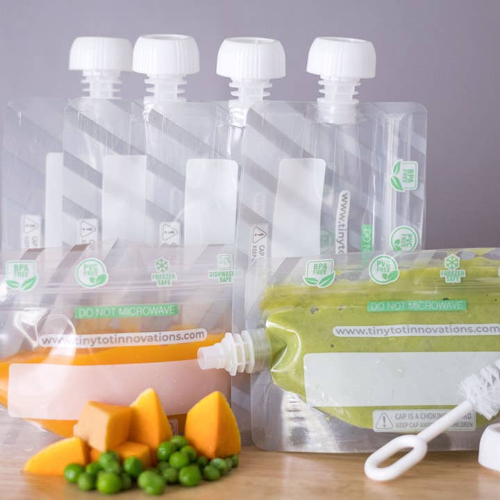 Tiny Tot Innovations, LLC – Wrap/saco para armazenar alimentos por atacado – Bolsas reutilizáveis para alimentos - pacote com 61