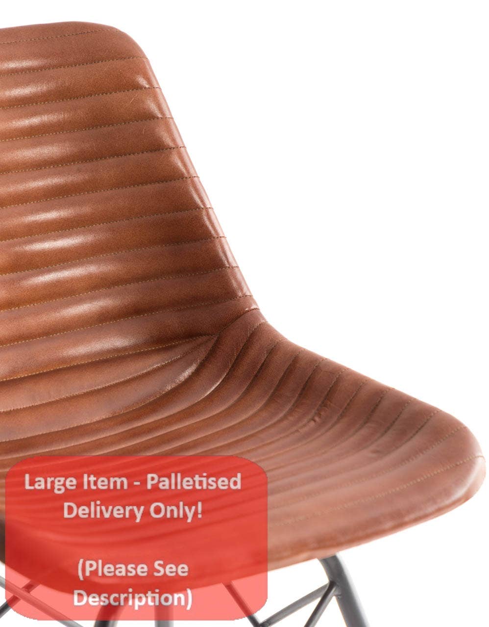 McGowan & Rutherford Ltd – Engroshandel Stol – Industriel vintage læder- og jernstol1