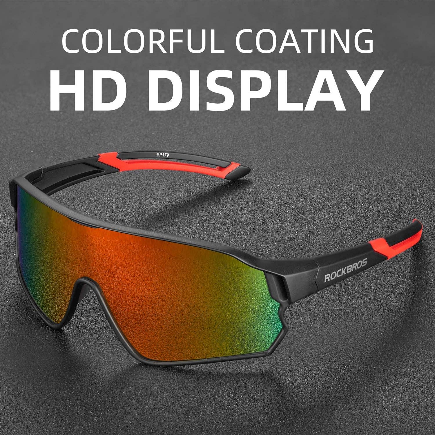 SPARE-SPECS, LLC - Wholesale Sunglasses - Unisex - ROCKBROS Polarized Full Lens Sunglasses Cycling Bicycle Glasses Outdoor Sports Eyewear UV40022