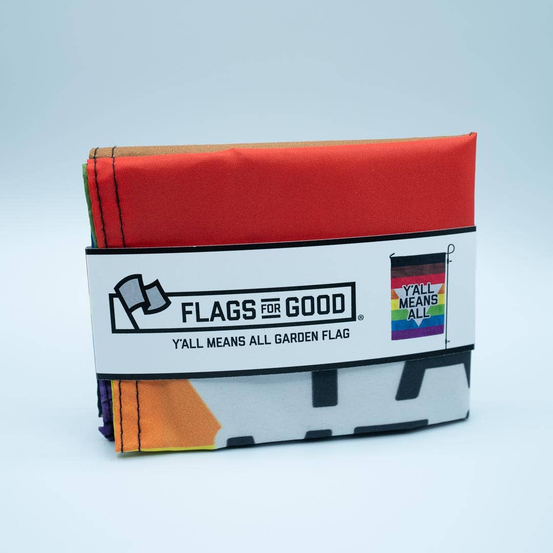 Flags For Good - Vente Drapeaux - Drapeau Y'all Means All Garden1