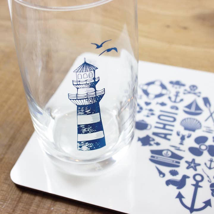 Bow & Hummingbird - Wholesale Cocktail/Liquor Glass - Crystal glass, long drink glass "Lighthouse" made in EU1