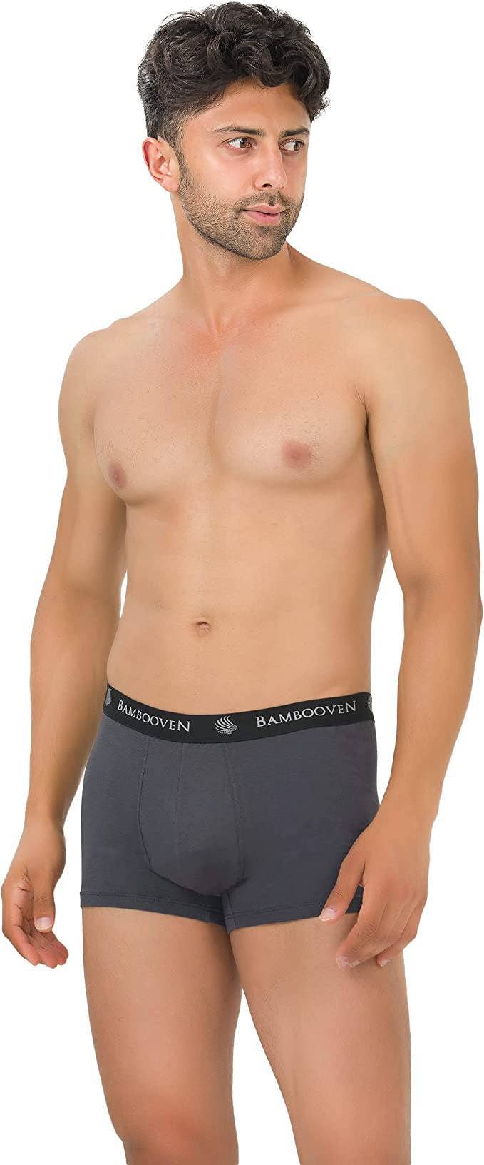 Bambooven - Vente Sous-vêtements – homme - Boxers homme en bambou avec poche de soutien, lot de 47