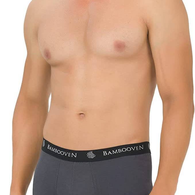 Bambooven - Wholesale Underwear - Men's - Men’s Bamboo Trunks with Pouch 4-Pack7